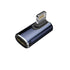 27W Lay flat Type-c to lightning 180 ° angle vertical interface adpter