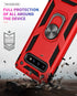 Dual Colors Ring Magnetic GPS car mount Phone Holder for Samsung Galaxy S10 Plus Case