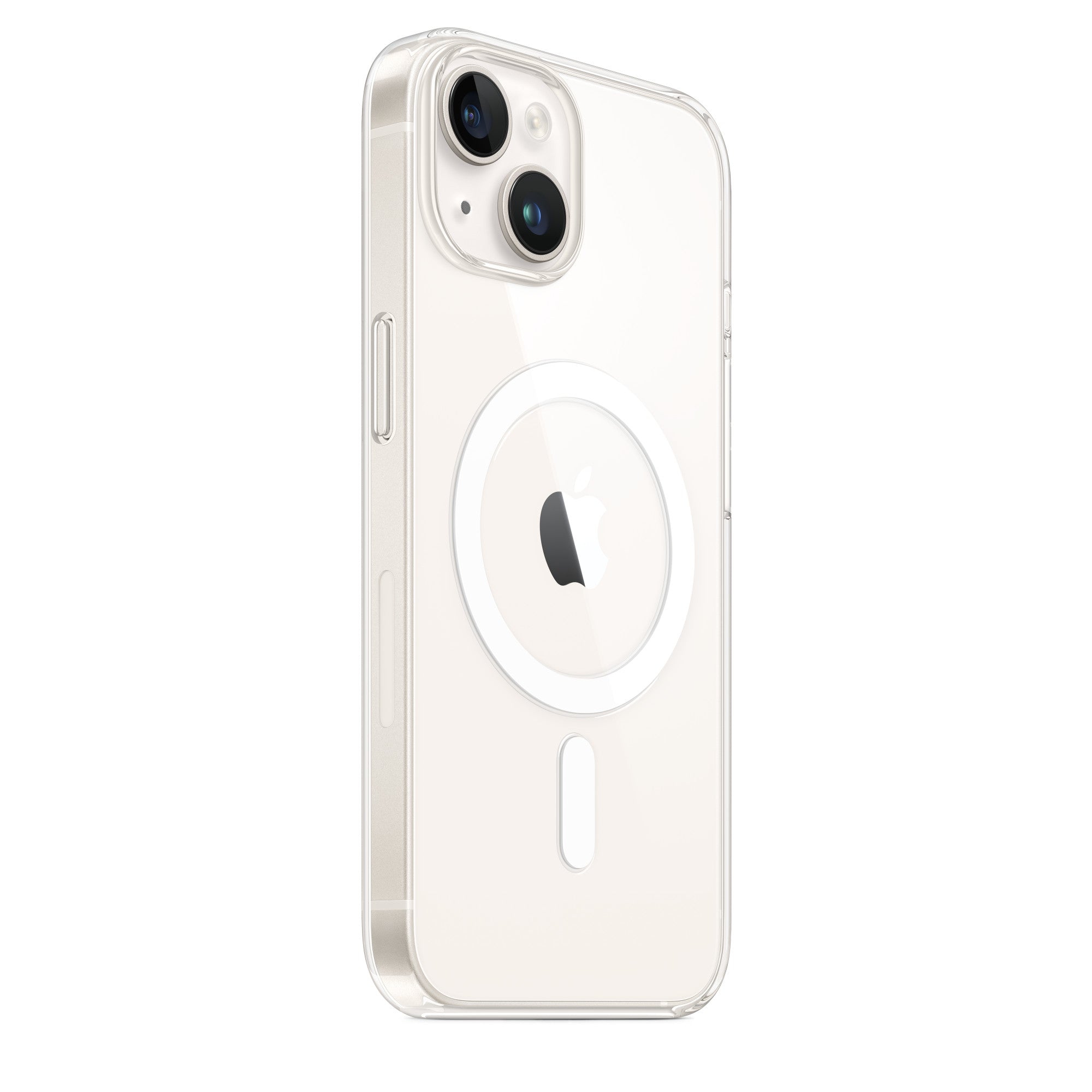 Magnetic Clear TPU Hard Magsafe Case For iPhone 13 Mini Support Wireless Charging