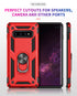 Dual Colors Ring Magnetic GPS car mount Phone Holder for Samsung Galaxy S10 Plus Case