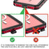iPhone 15 Pro Max 360 Full Protective Waterproof Case With Built-in Screen Fingerprint Protector