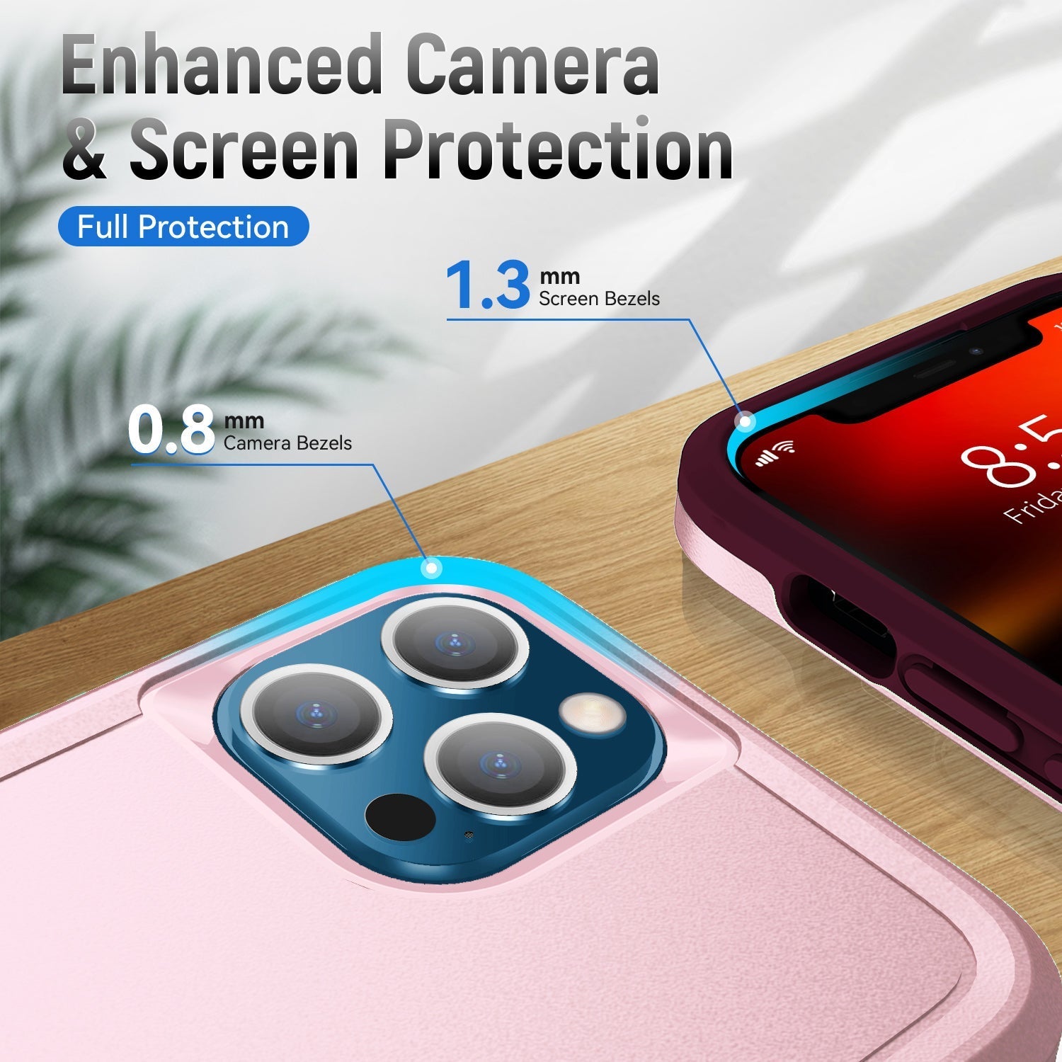 iPhone 14 Pro Max Kickstand fully protected  heavy-duty shockproof case