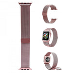 38mm Stainless Steel Wristband  for i-Watch Series 4/3/2/1  Milanese Loop with Strong Magnetic Closure Strap