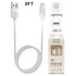 8 Pin Lightning USB Sync+charger Cable 3 feet for iPhone  11/11 Pro /11 Pro Max/ Xs Max/ X / XS/ 8 / 7