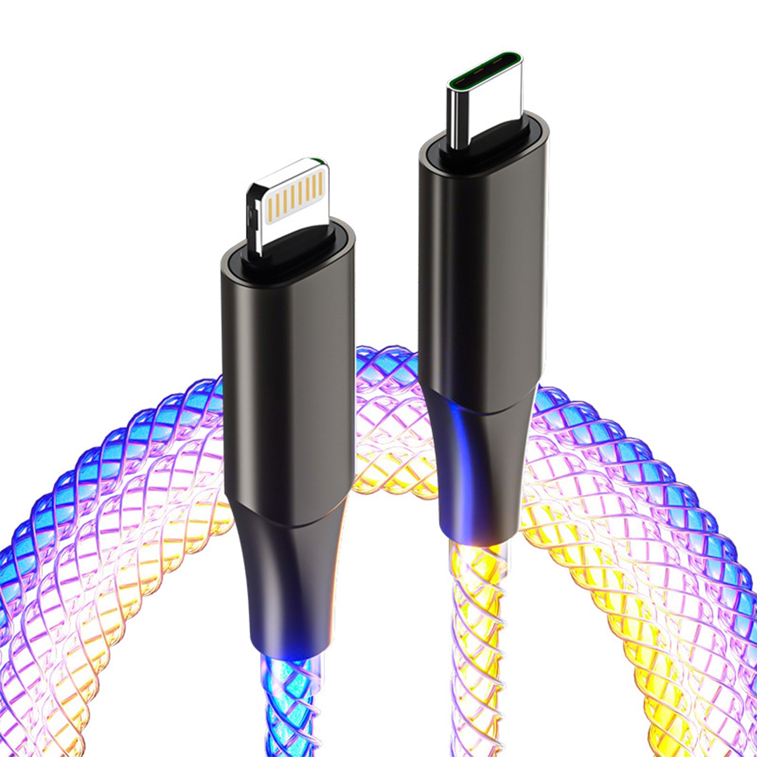 USB C to Lightning 3ft in Fast Charge Cable Use Have Different Brilliant Colors