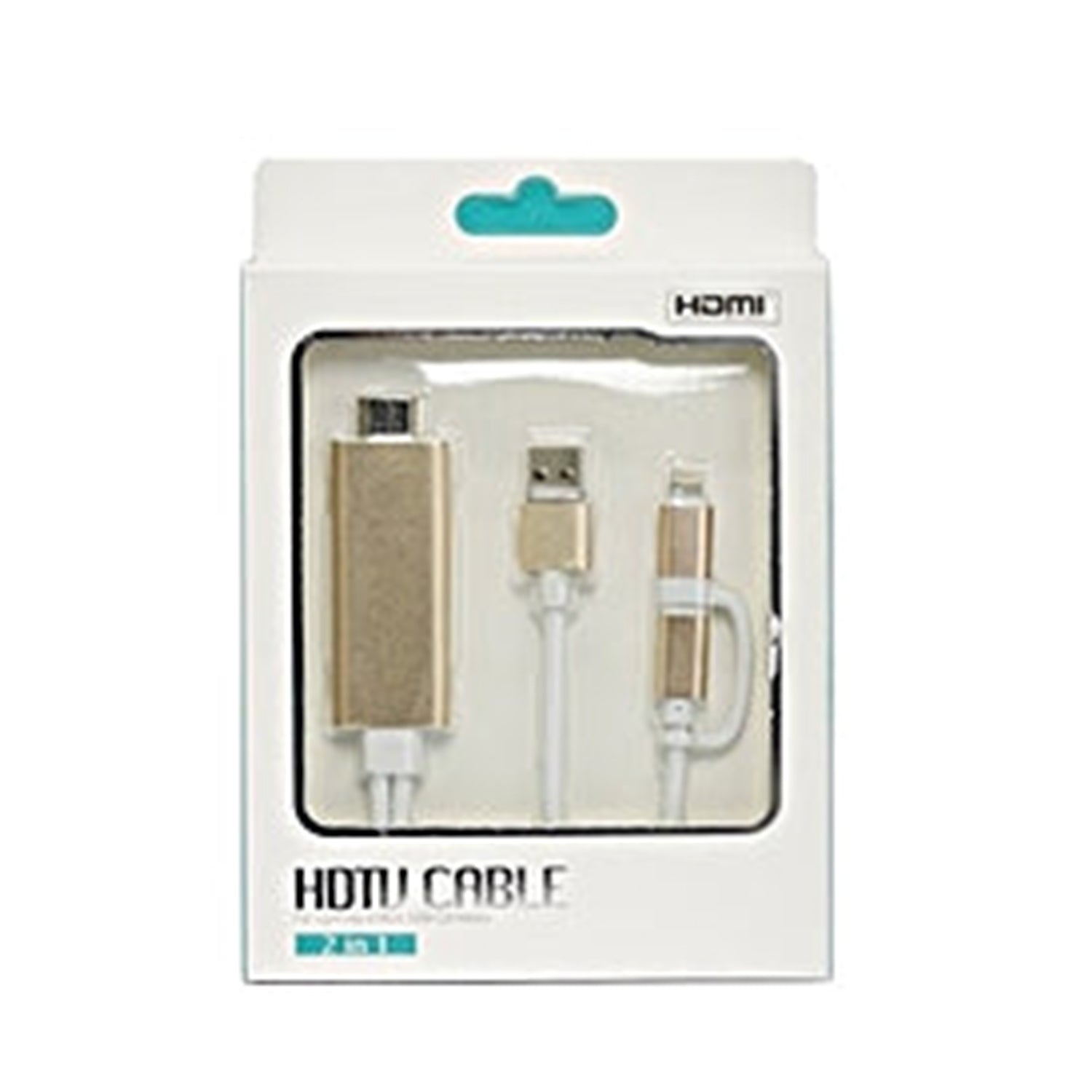 HDTV Cable for Lightning & Micro USB Connector 2 in 1