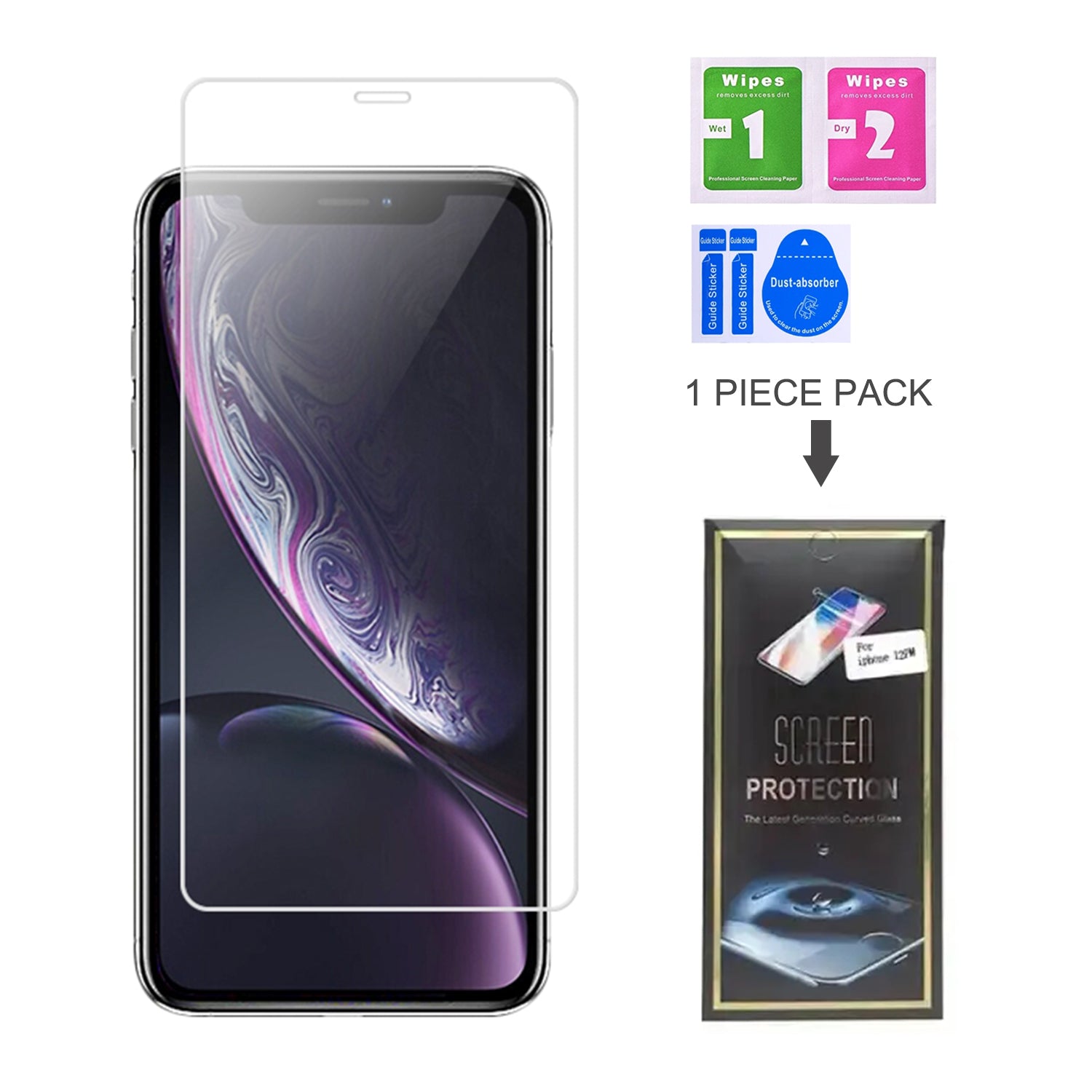 iPhone X/XS(5.8") Clear Tempered Glass