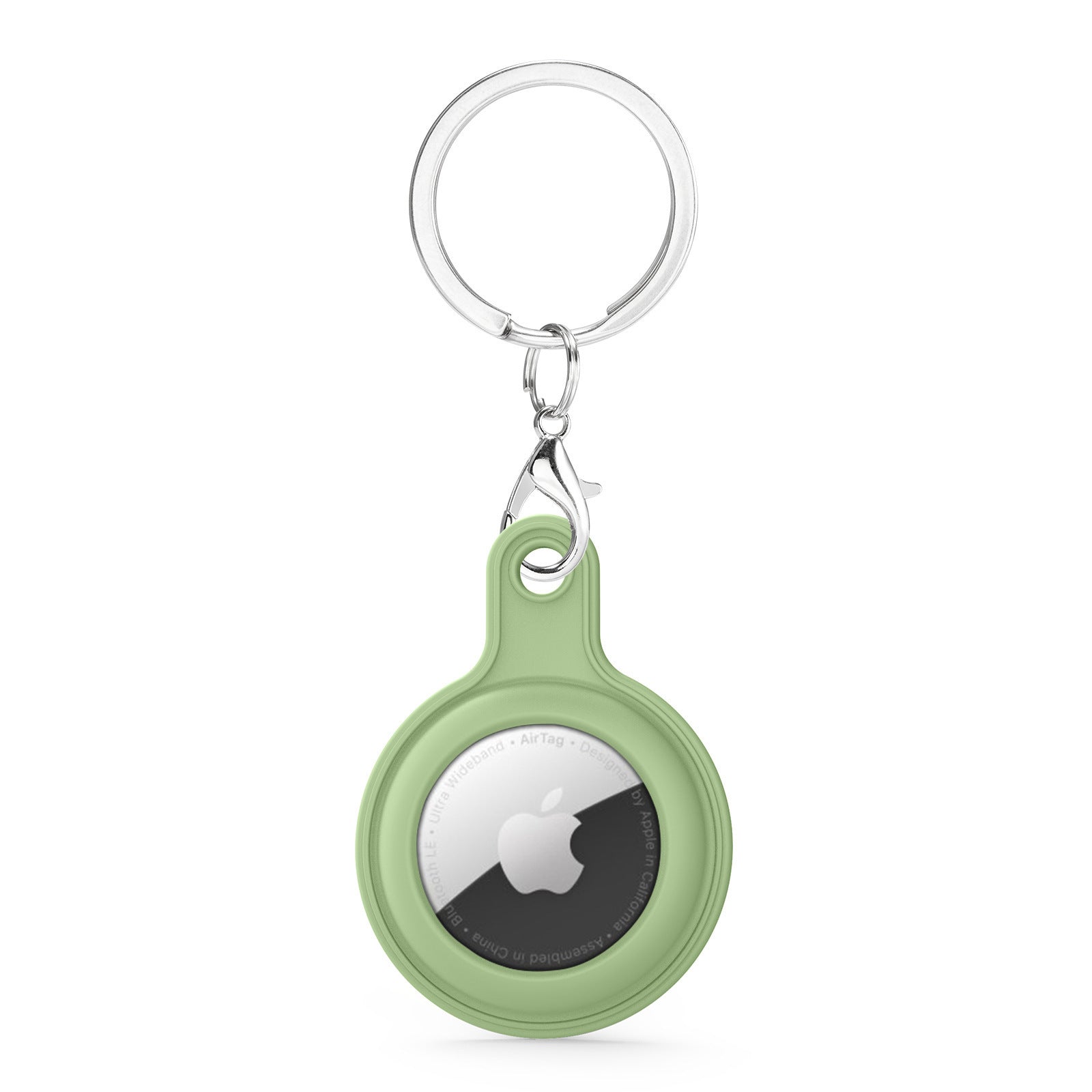 Air Tag Case Cover with Carabiner Silicone Compatible with Apple Air Tag