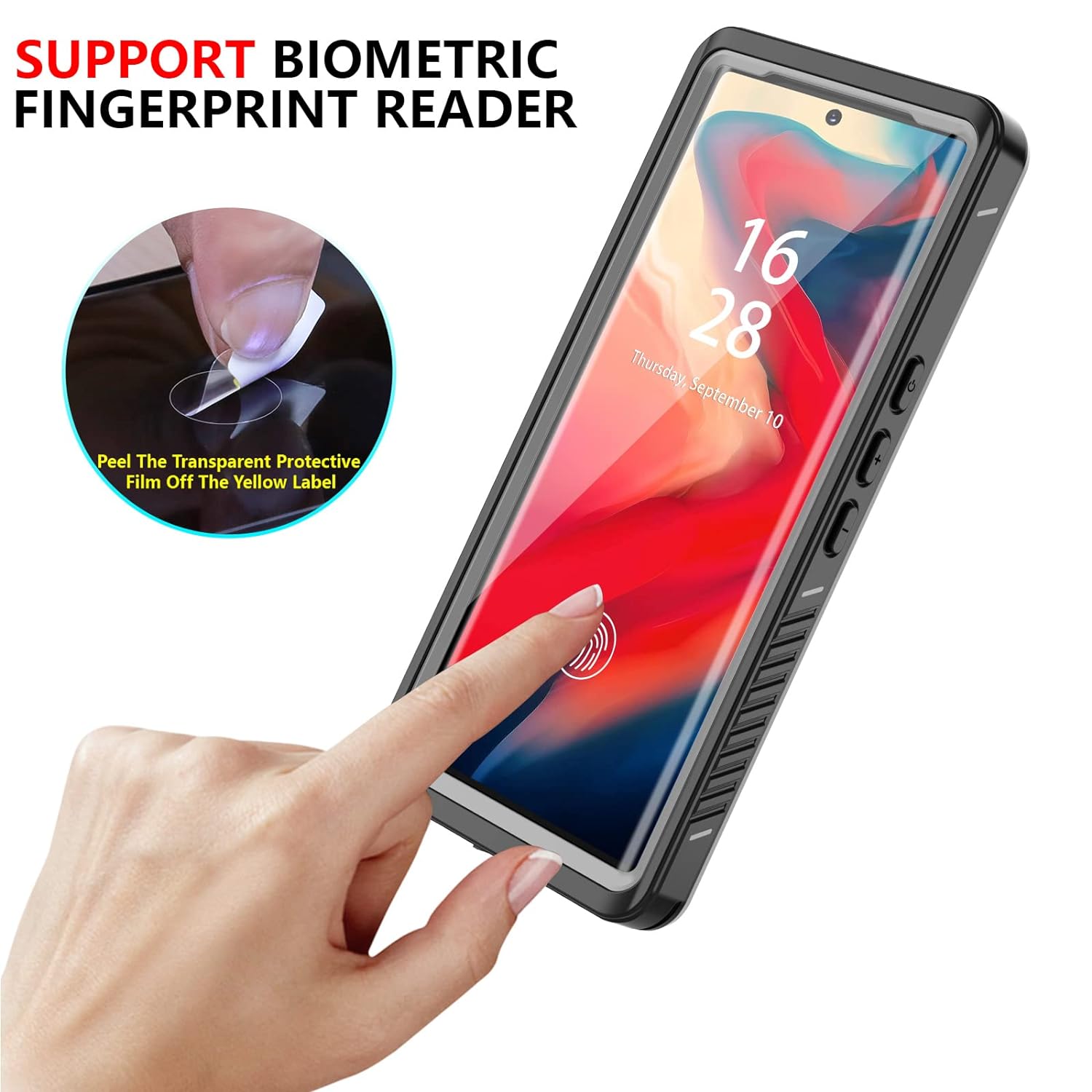 Waterproof case for Google Pixel 6 Pro-Black