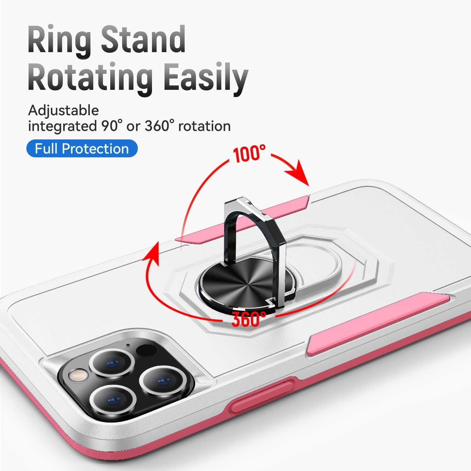 iPhone 14 Pro Max Kickstand fully protected  heavy-duty shockproof case