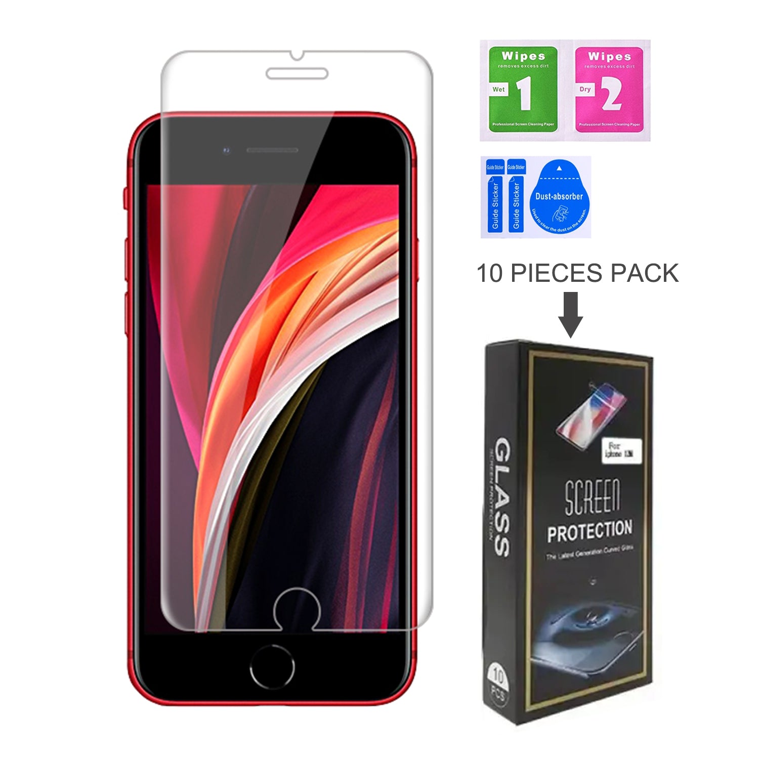 iPhone SE2 (4.7") Clear Tempered Glass
