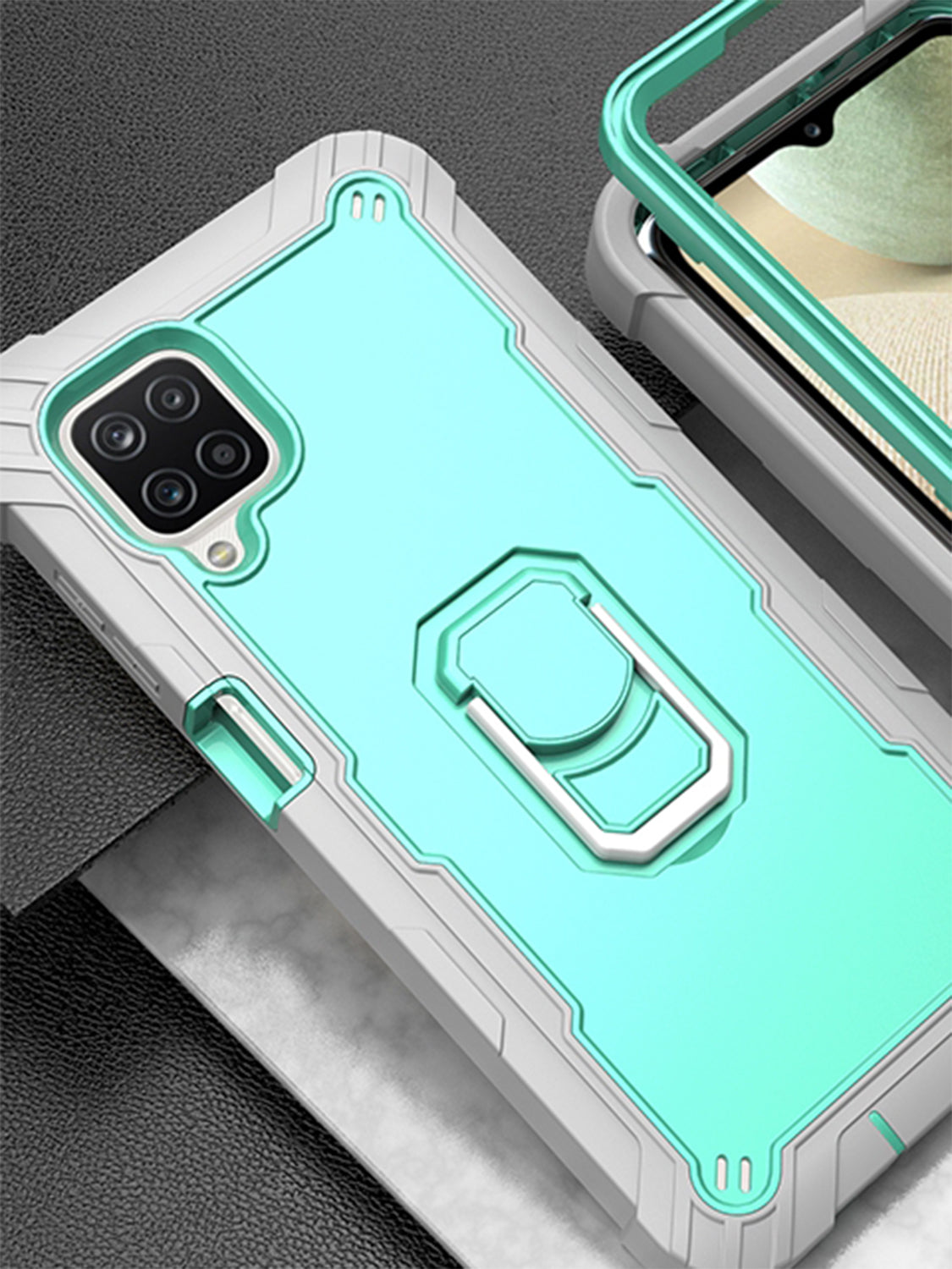 Full azimuth protection hardware bracket silicone case for Samsung Galaxy A12(5G) Case