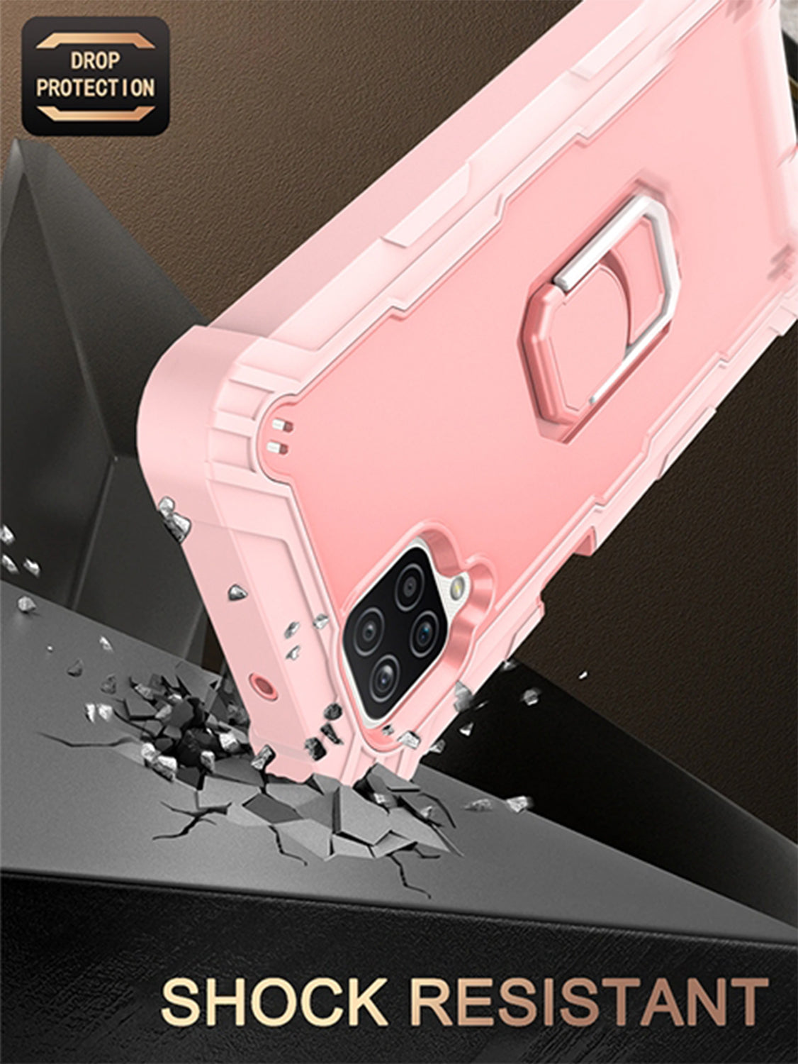 Full azimuth protection hardware bracket silicone case for Samsung Galaxy A12(5G) Case
