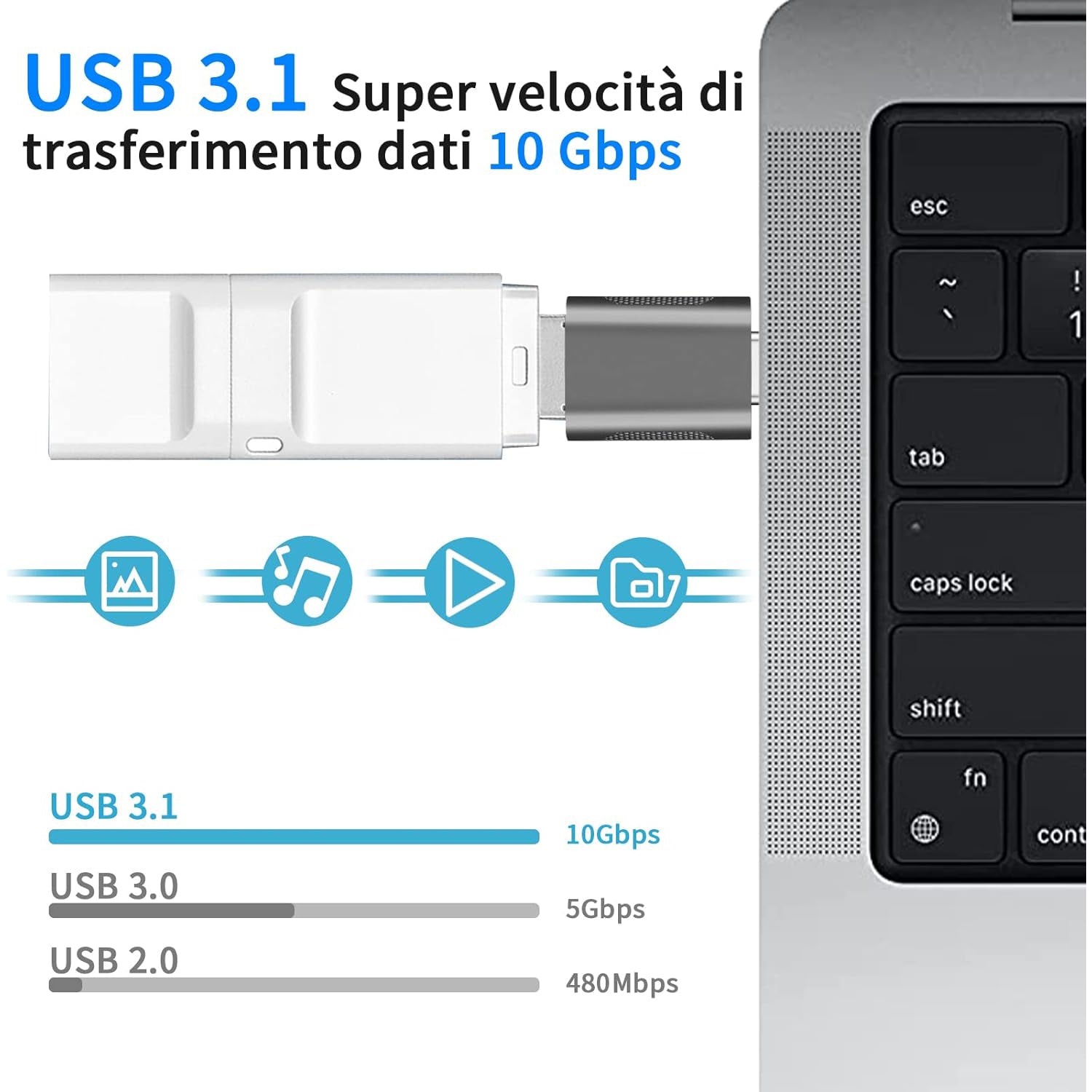 USB-C to USB 3.0 Adapter