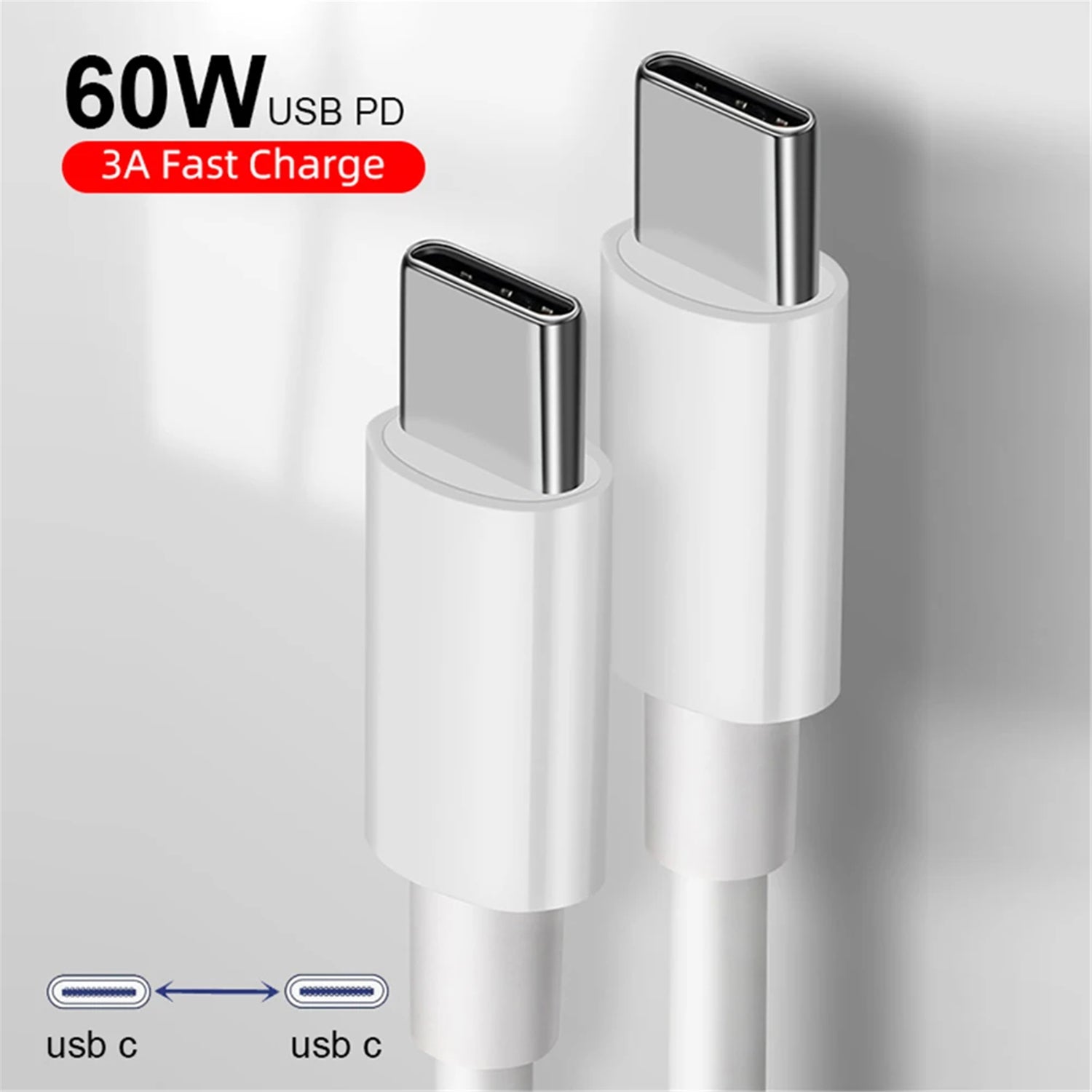 USB Type C to USB Type C Fast Charging Cable(200CM)