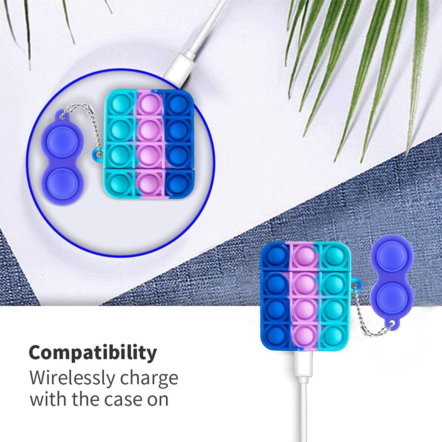 3D Press bubble sense for AirPods case