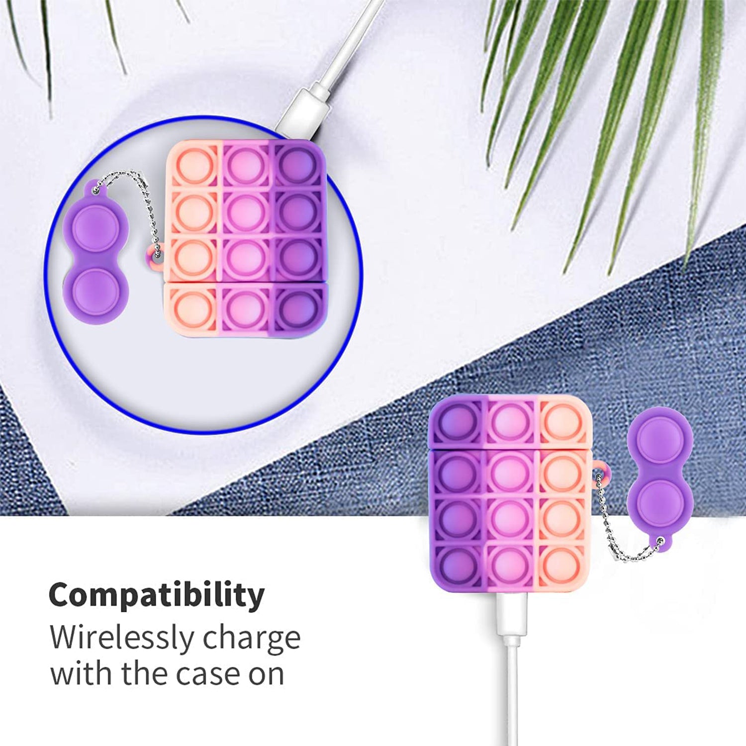 3D Press bubble sense for AirPods case
