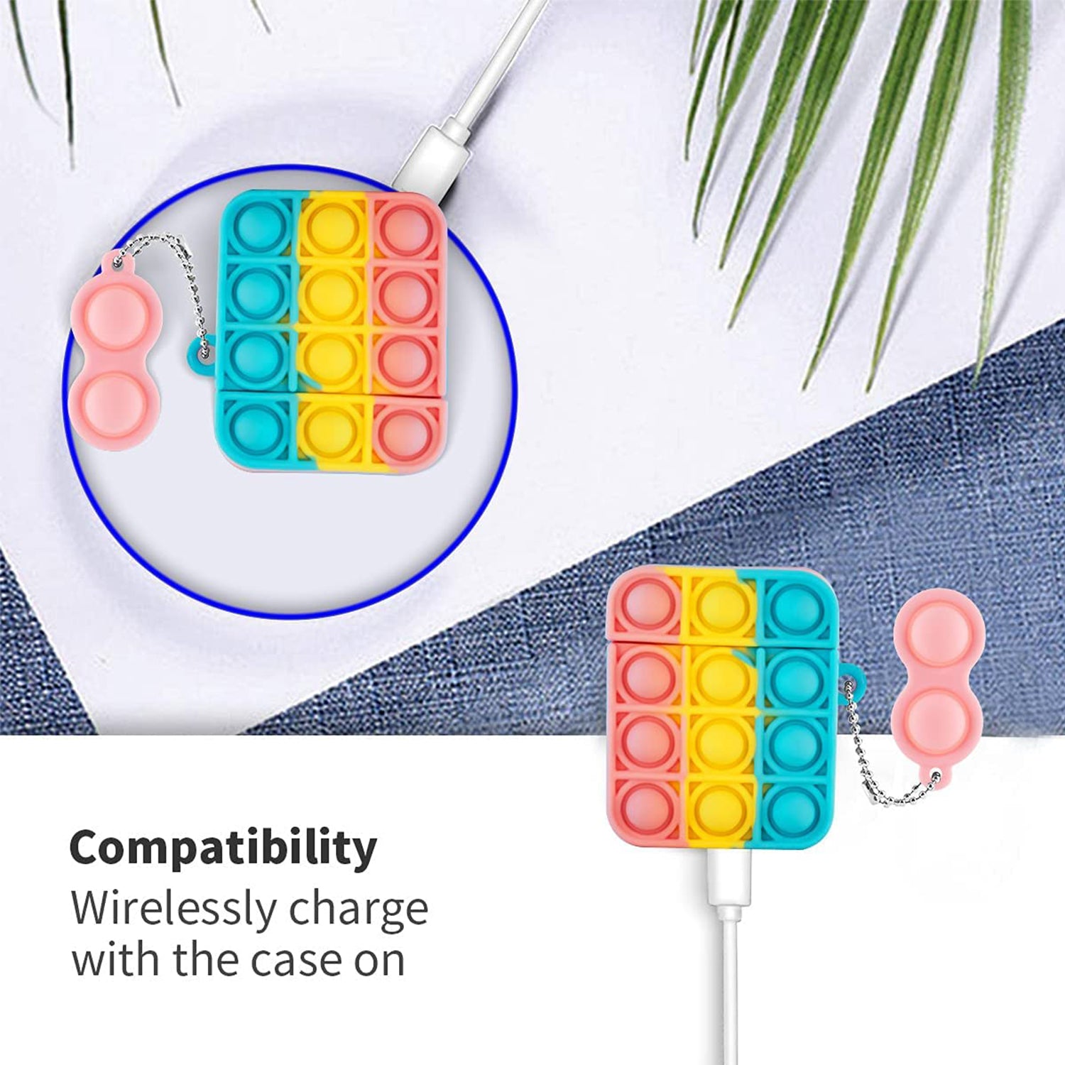 3D Press bubble sense for AirPods case