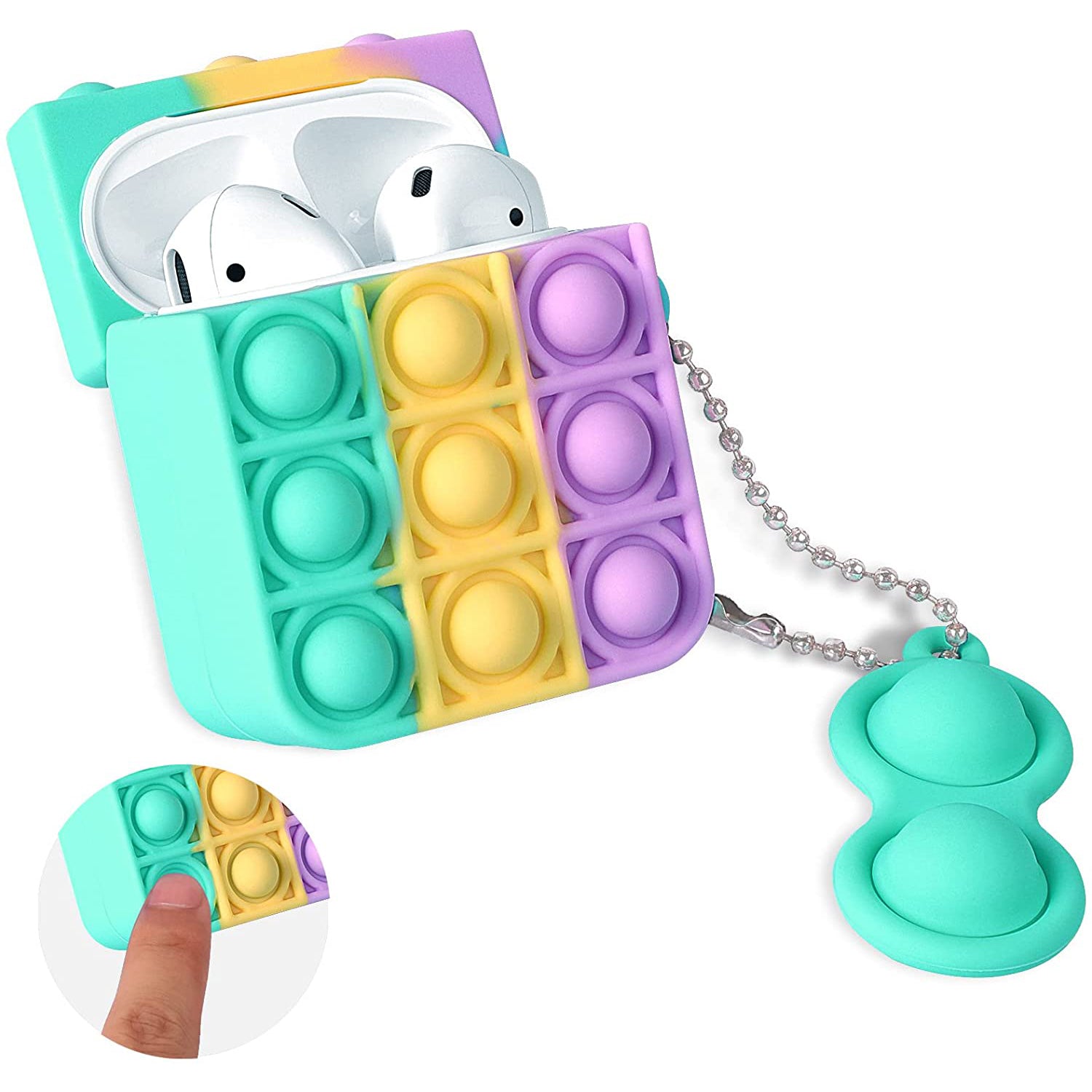 3D Press bubble sense for AirPods case