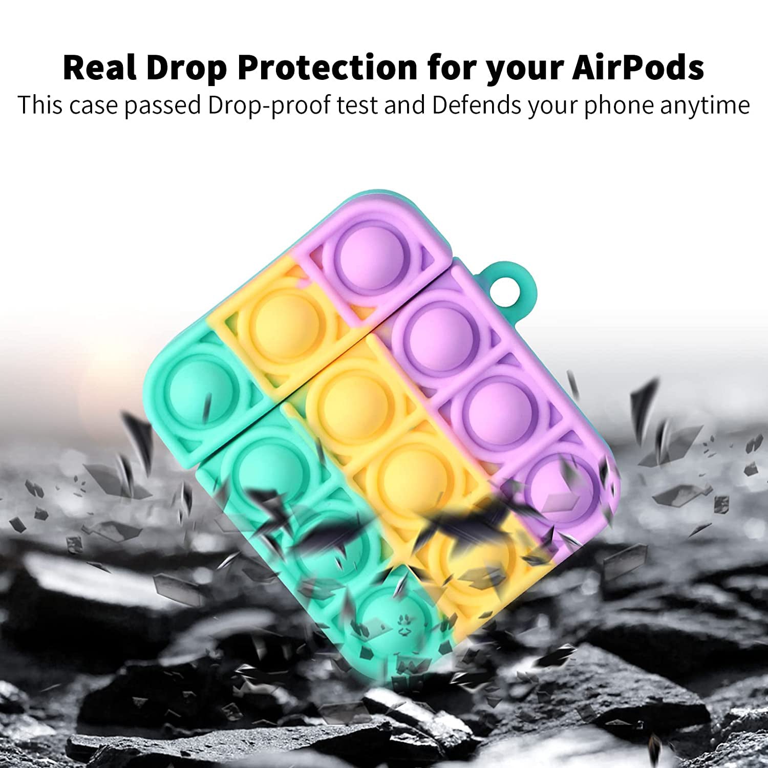 3D Press bubble sense for AirPods case