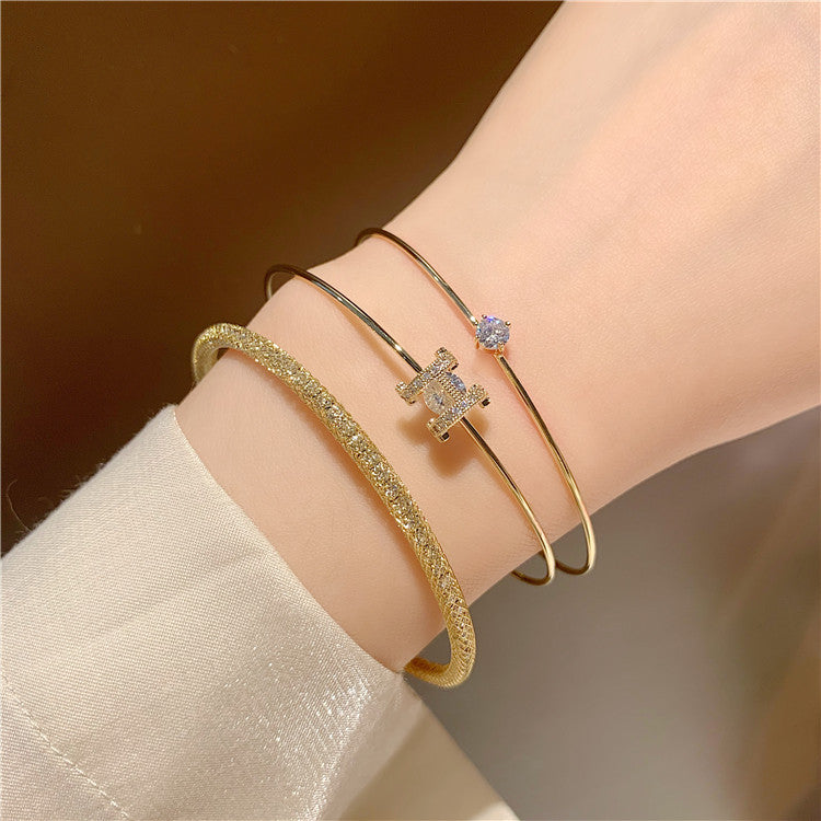Fashionable and Versatile Simple Bracelet （Pack of a dozen）