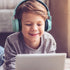 Wireless Bluetooth Kids Headsets Foldable Over-Ear Headset with 85dB Volume Limited Hearing Protection Earphone