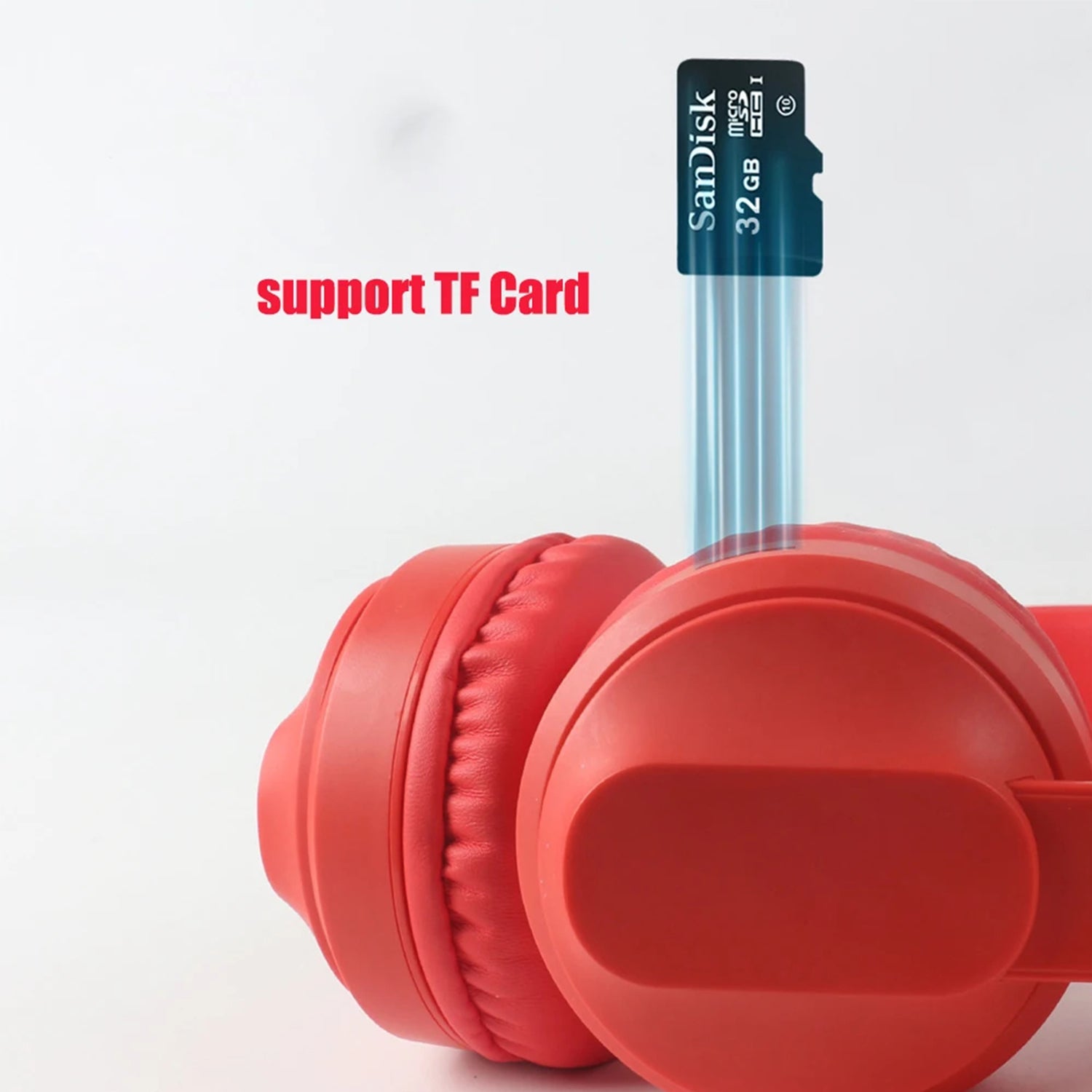 Wireless Bluetooth Kids Headsets Foldable Over-Ear Headset with 85dB Volume Limited Hearing Protection Earphone