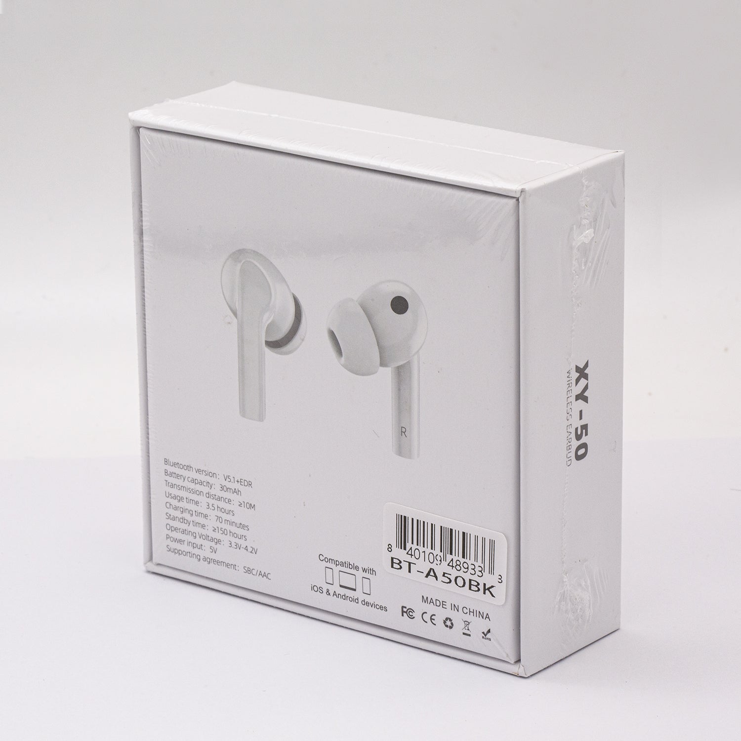 Active noise reduction wireless earbuds