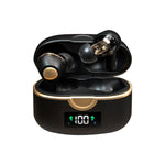Four-speaker Bluetooth Airpods with dual-acting ring on display