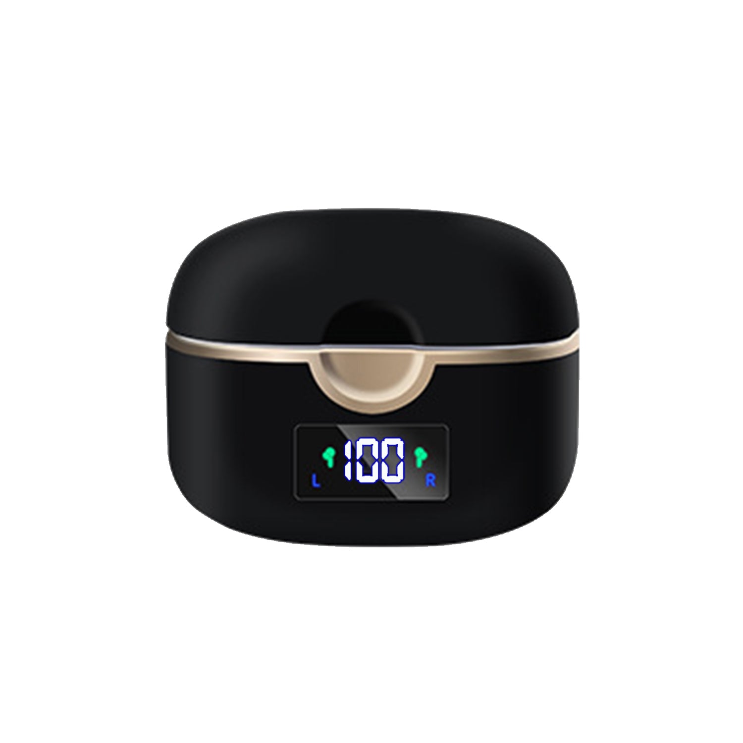 Four-speaker Bluetooth Airpods with dual-acting ring on display