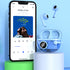 Translucent noise reduction sports wireless headset