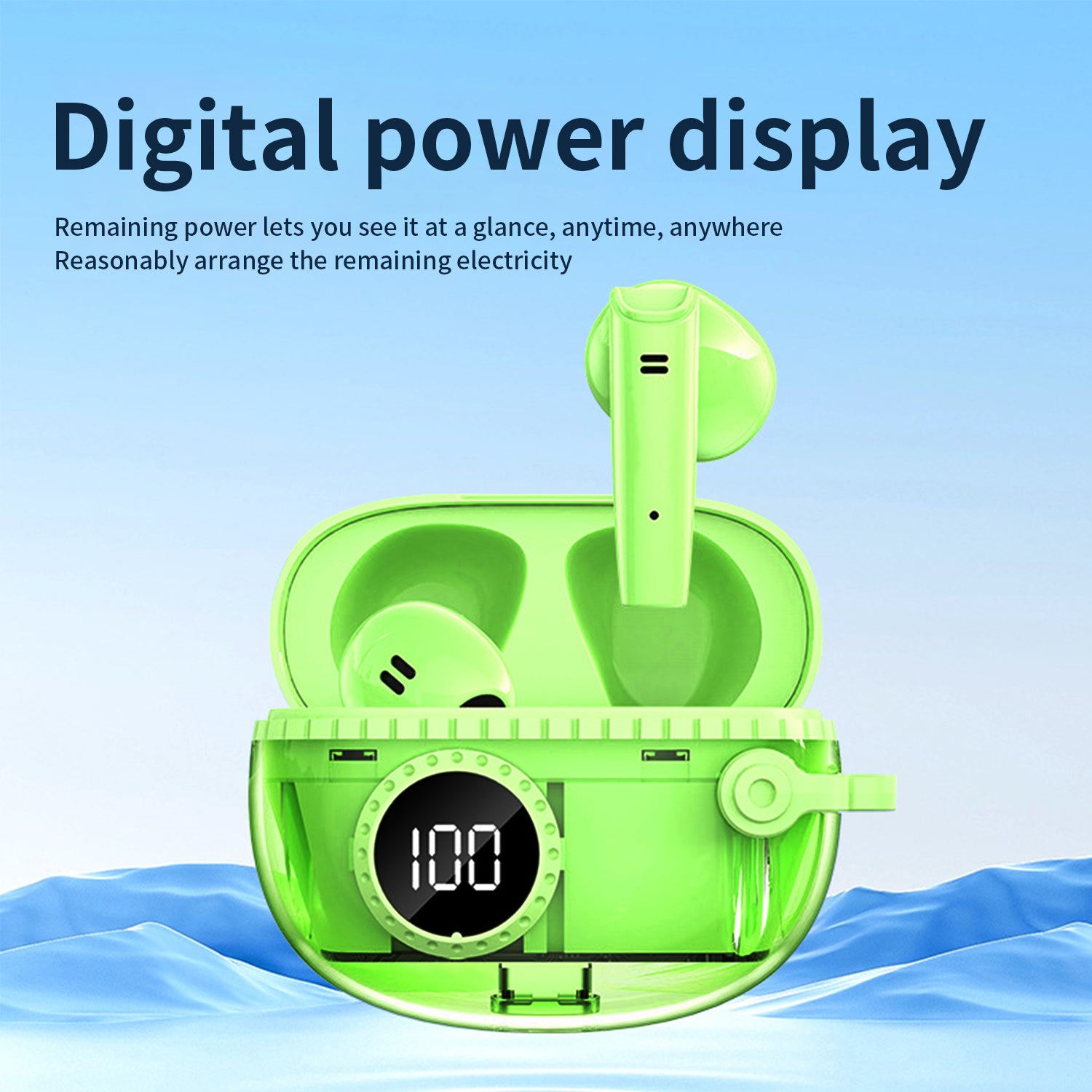 Translucent noise reduction sports wireless headset