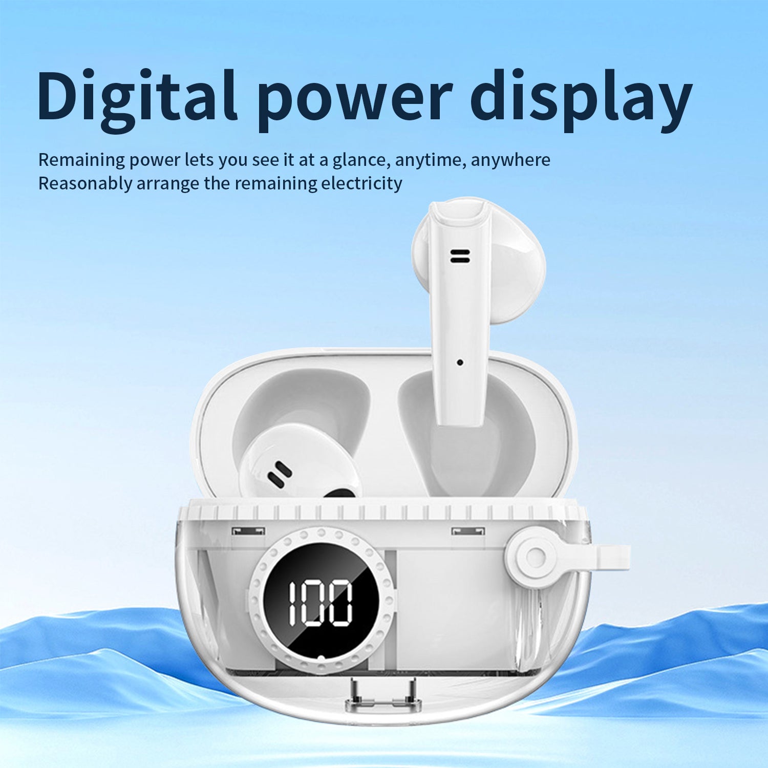 Translucent noise reduction sports wireless headset