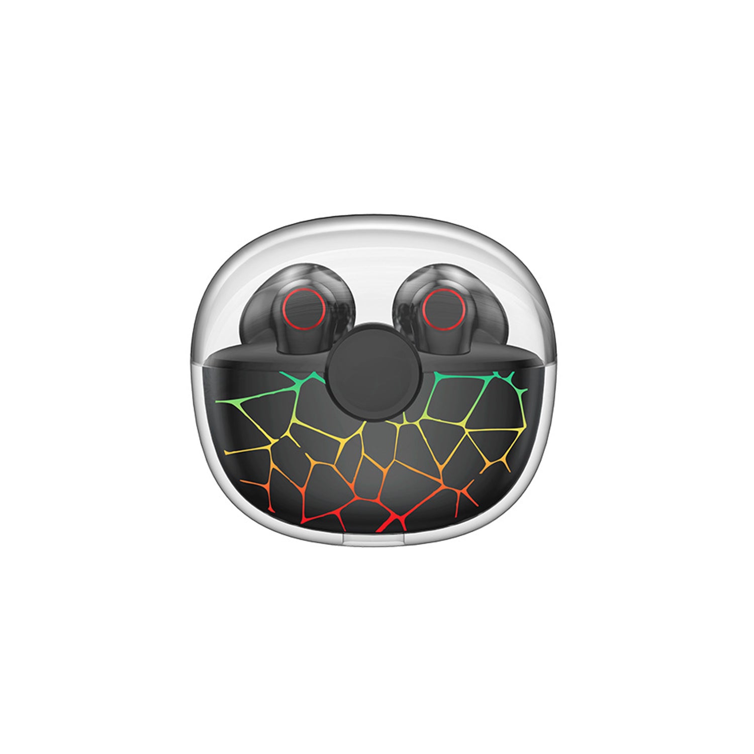Wireless Bluetooth Transparent Crack Light Noise Reduction Earphones