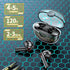 Wireless Bluetooth Transparent Crack Light Noise Reduction Earphones