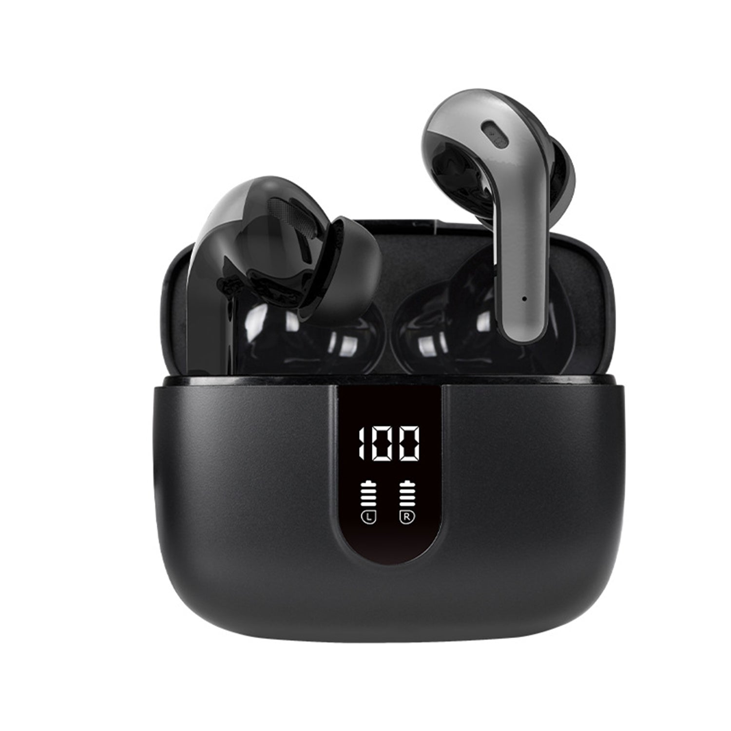 Bluetooth 5.3 Wireless Headphones, X08 Wireless Earbuds 40H Playtime with LED Power Display, IPX5 Waterproof Headphones with Touch Control for Sport/Work Earphones