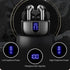 Bluetooth 5.3 Wireless Headphones, X08 Wireless Earbuds 40H Playtime with LED Power Display, IPX5 Waterproof Headphones with Touch Control for Sport/Work Earphones