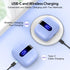Bluetooth 5.3 Wireless Headphones, X08 Wireless Earbuds 40H Playtime with LED Power Display, IPX5 Waterproof Headphones with Touch Control for Sport/Work Earphones
