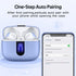Bluetooth 5.3 Wireless Headphones, X08 Wireless Earbuds 40H Playtime with LED Power Display, IPX5 Waterproof Headphones with Touch Control for Sport/Work Earphones