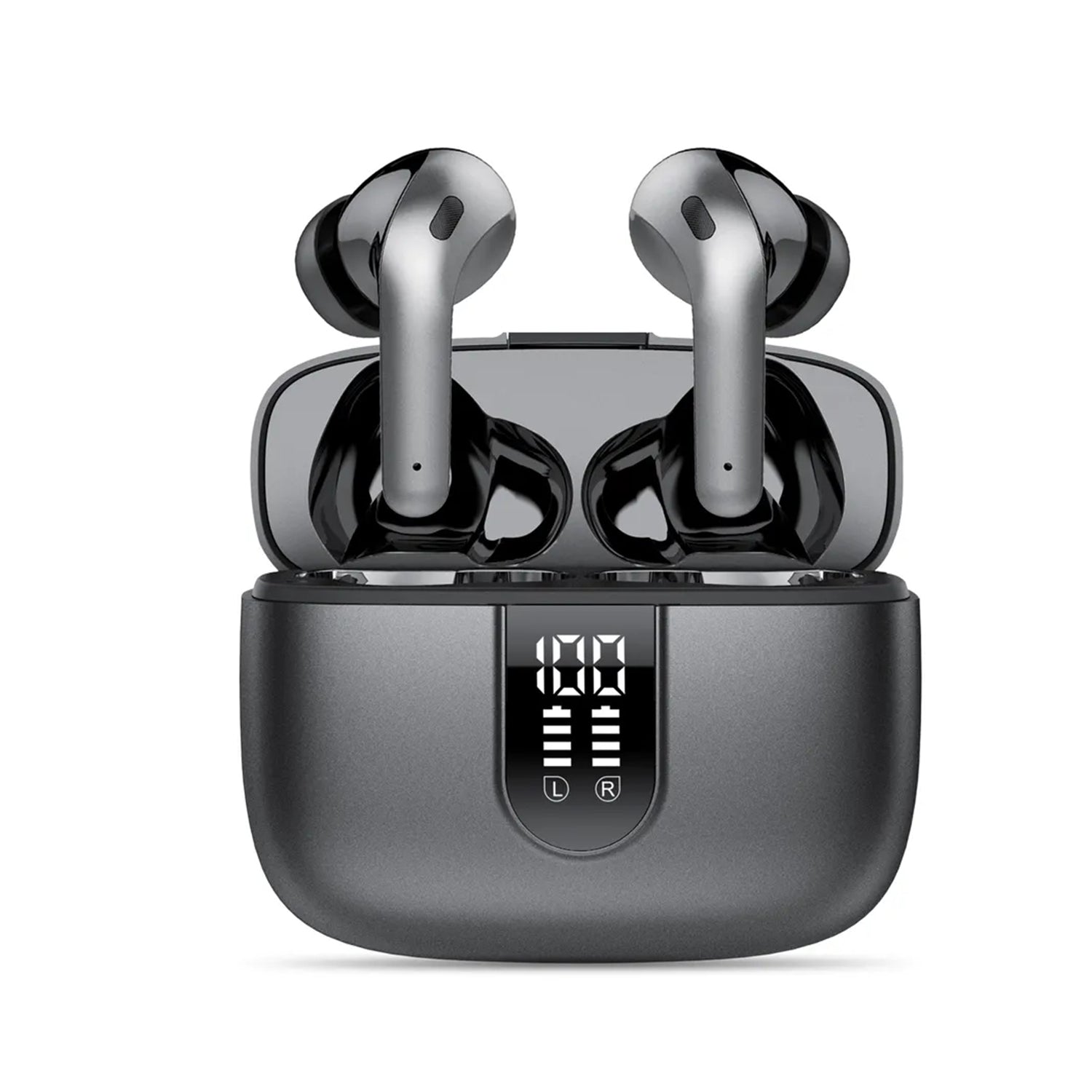 Bluetooth 5.3 Wireless Headphones, X08 Wireless Earbuds 40H Playtime with LED Power Display, IPX5 Waterproof Headphones with Touch Control for Sport/Work Earphones