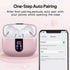 Bluetooth 5.3 Wireless Headphones, X08 Wireless Earbuds 40H Playtime with LED Power Display, IPX5 Waterproof Headphones with Touch Control for Sport/Work Earphones
