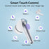 Bluetooth 5.3 Wireless Headphones, X08 Wireless Earbuds 40H Playtime with LED Power Display, IPX5 Waterproof Headphones with Touch Control for Sport/Work Earphones
