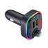 Bluetooth FM Transmitter LCD MP3 Player USB Charger Car Kit (PD+2 USB Ports)for iPhon12/11 and other Devices