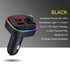 Bluetooth FM Transmitter LCD MP3 Player USB Charger Car Kit (PD+2 USB Ports)for iPhon12/11 and other Devices