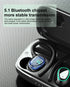 Noise reduction hang Lug type Bluetooth headset-Black*Green