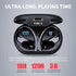 Long range wireless Bluetooth headset with Charged quantity display-Black