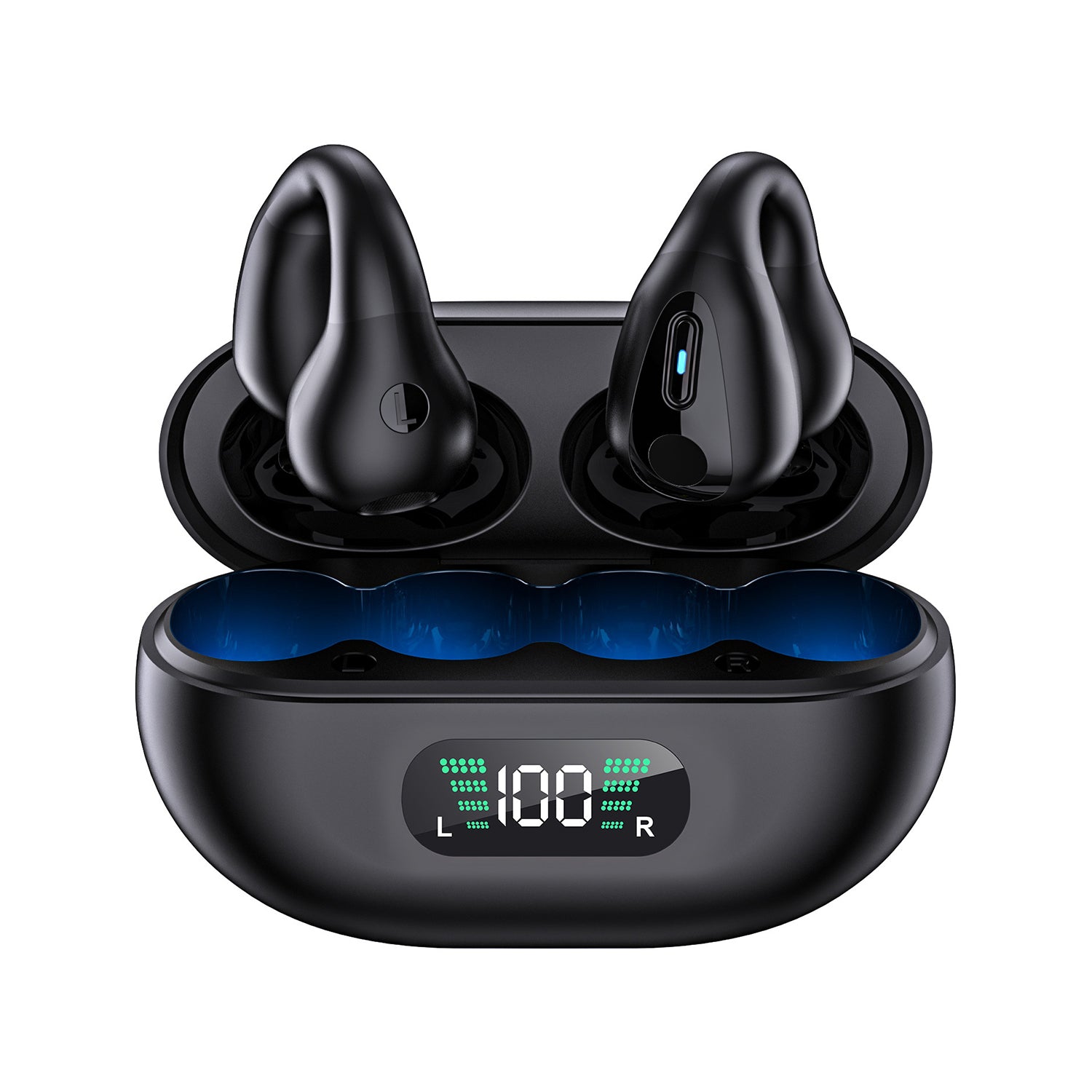 Wireless Bluetooth Noise-reducing ear-mounted Bluetooth headset
