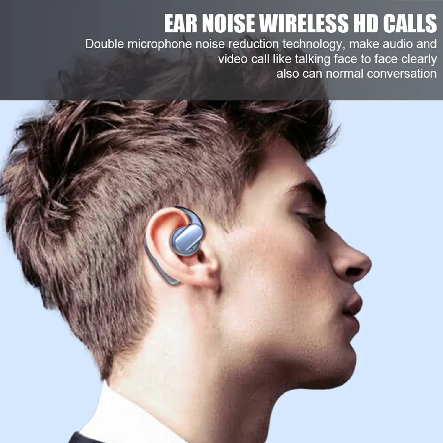 S901 TWS Wireless BT Headset HD Noise Reduction Ear Hanging Headphones Sports Waterproof LED Display Stereo Earbuds