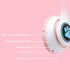 Headset wireless Bluetooth cat ear headset LED luminous plug-in card folding e-sports game headset
