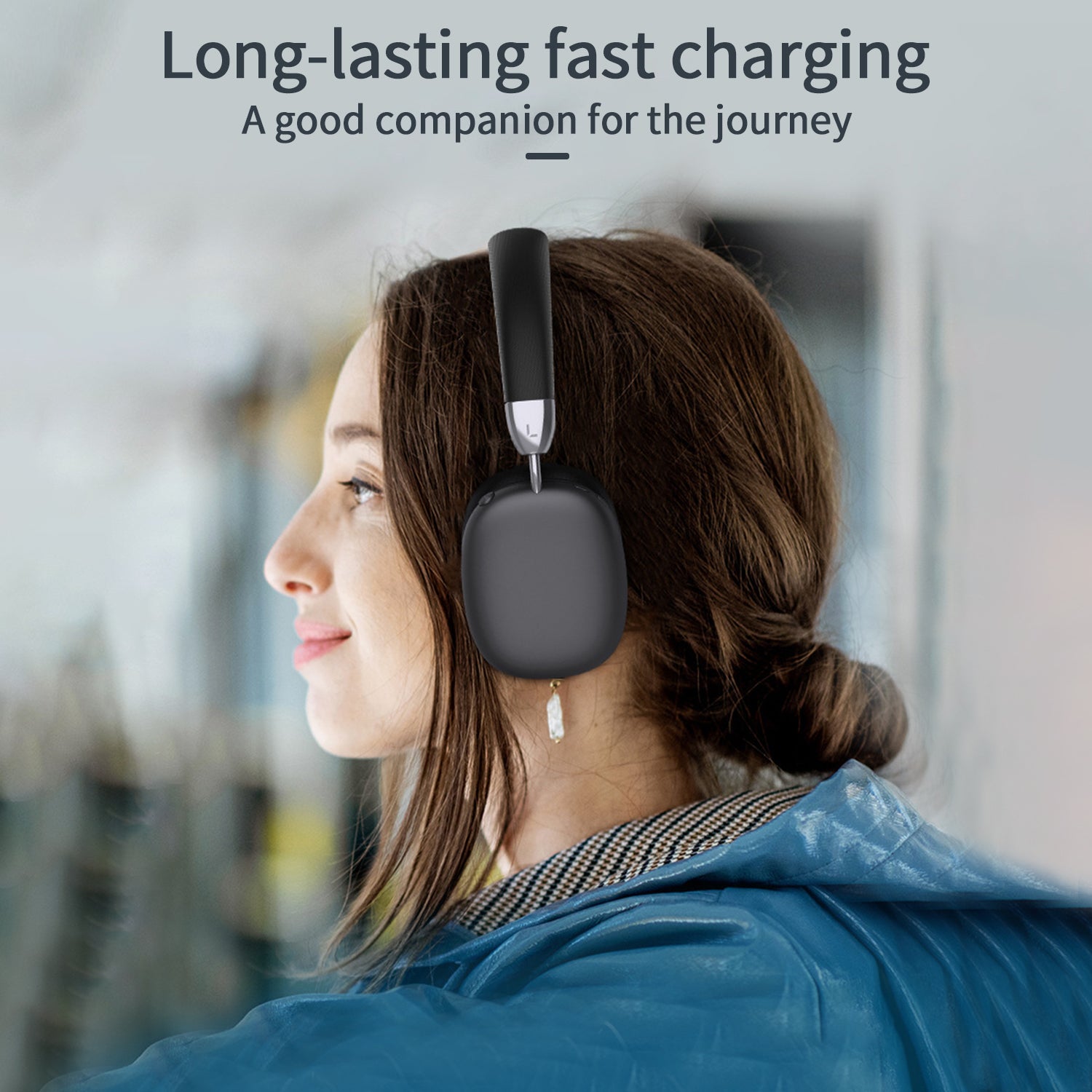 High-Fidelity Wireless Bluetooth Headset - 12 Hours Battery, Crystal Clear Sound, Ergonomic Design